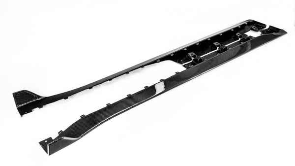 2020-2023 S550 Mustang GT500 Carbon Fiber XR19-AC Side Skirts