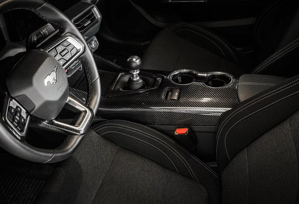 2024-2025 S650 Mustang Carbon Fiber LG634 Center Console - view 2