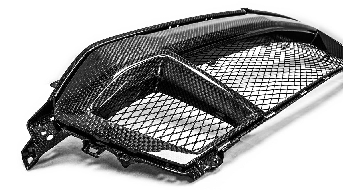 2024-2025 S650 Mustang Carbon Fiber LG641 Front Bumper Upper Grille - view 2