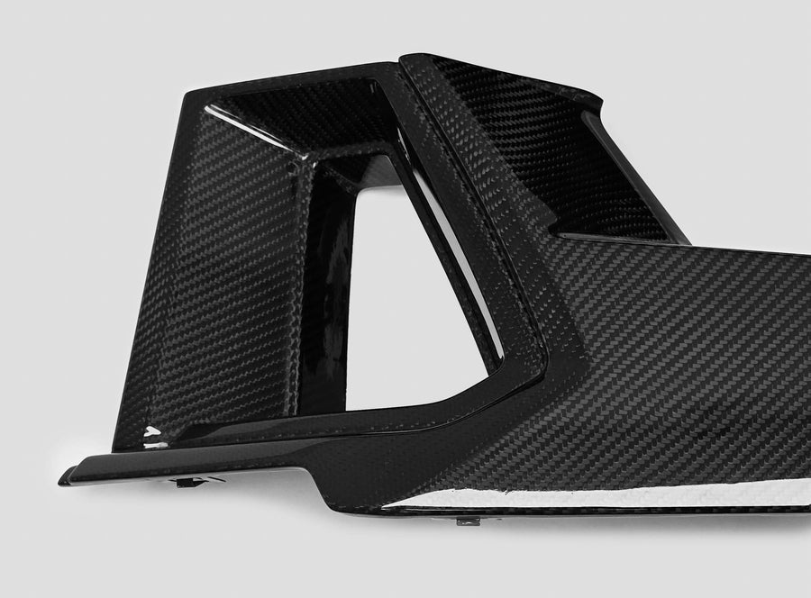 2024-2026 S650 Mustang Dark Horse Carbon Fiber LG651 Front Bumper Upper Trim - view 3
