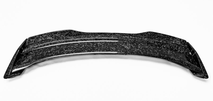 2024-2025 S650 Mustang Dark Horse Forged Carbon Fiber DCA83 Spoiler w/ Wicker Bill - view 2