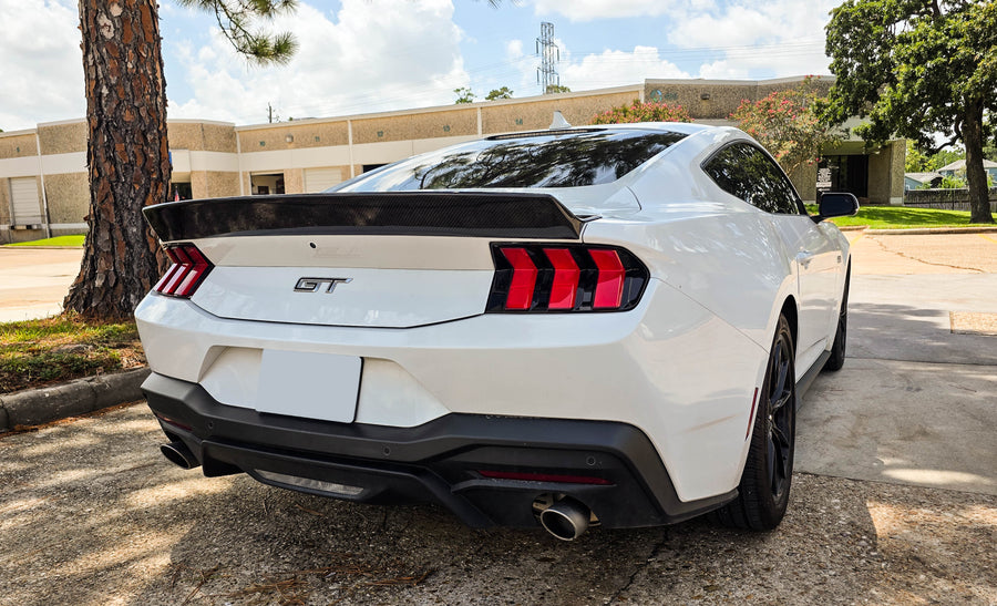 2024-2026 S650 Mustang Carbon Fiber DCA85 Spoiler - view 2