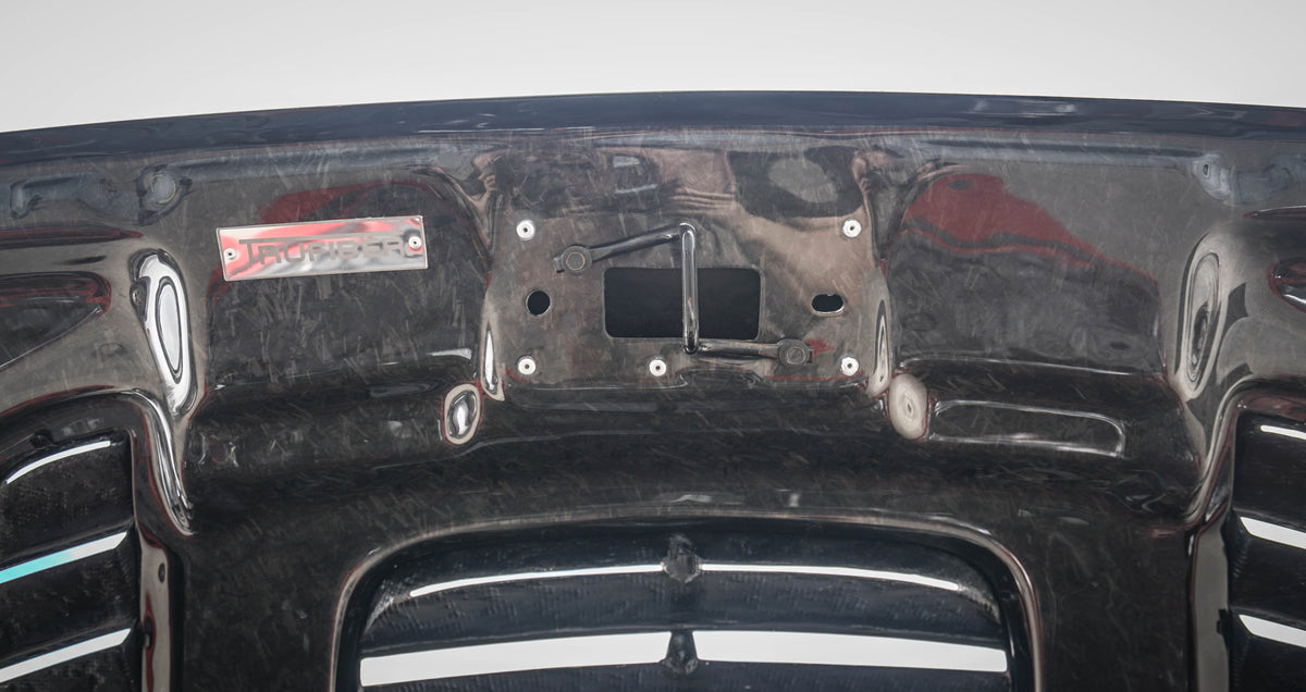 2015-2020 Mustang Forged Carbon Fiber A88KR Heat Extractor Hood - EXCLUSIVE