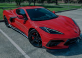 C8 Corvette Carbon Fiber XR13 Side Skirt Covers