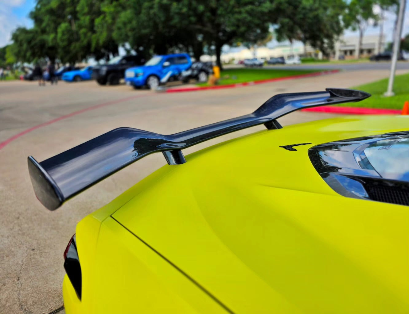 C8 Corvette Z06 Carbon Fiber DCA81 Rear Spoiler 