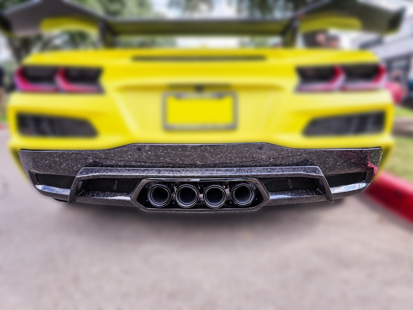 C8 Corvette Z06 Forged Carbon Fiber LG587 Rear Diffuser 