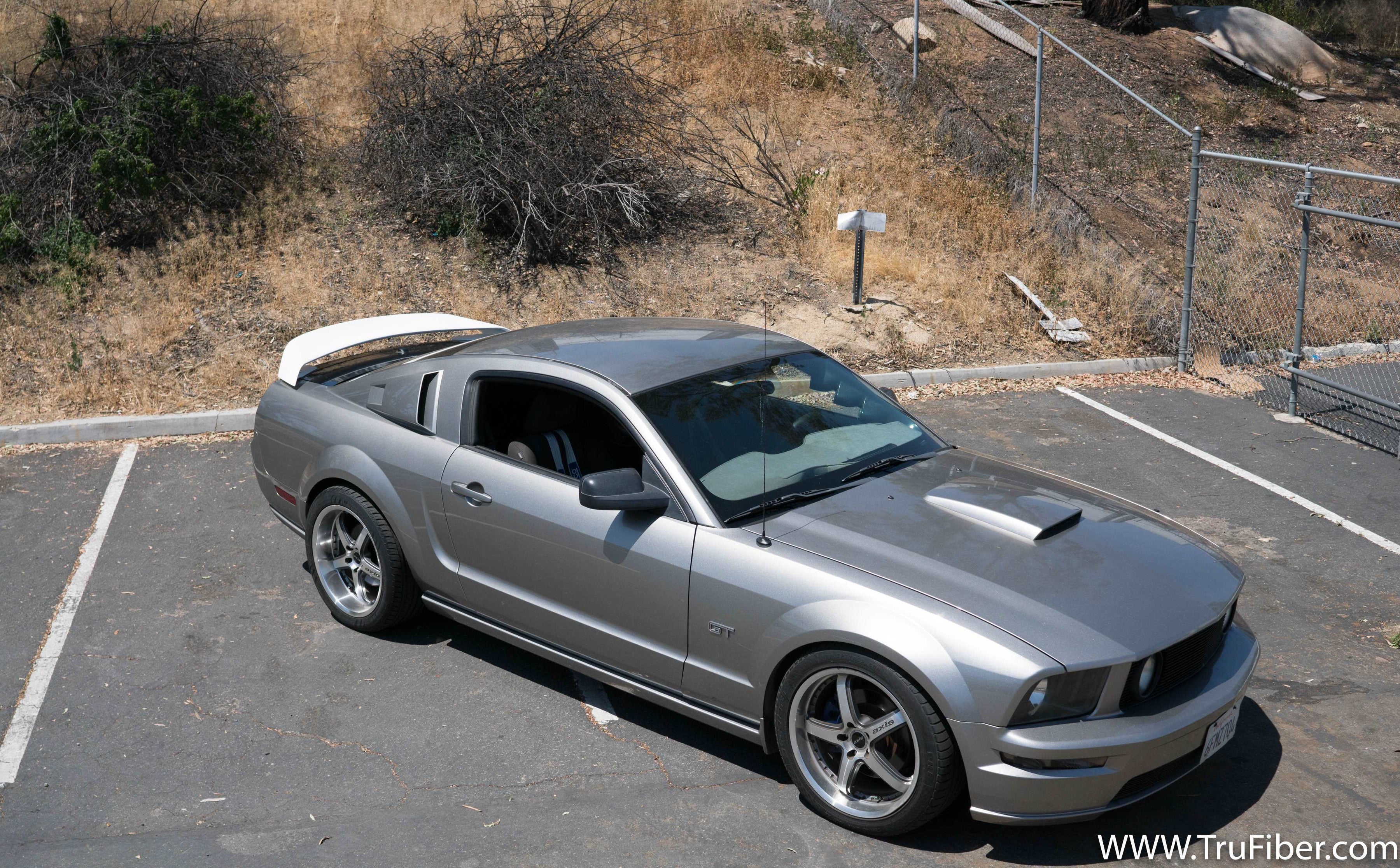 2005-2009 Mustang Fiberglass DCA65 Rear Spoiler