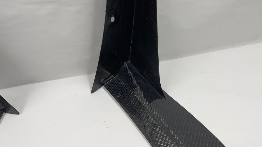 2022-2023 S550 Mustang GT500 Carbon Fiber LG535KR Winglets - Exclusive - TRUFIBER.COM