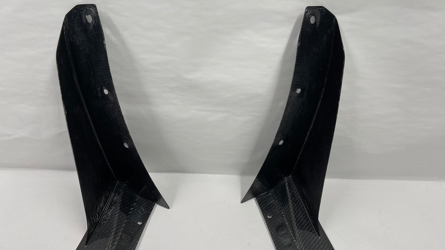 2022-2023 S550 Mustang GT500 Carbon Fiber LG535KR Winglets - Exclusive - TRUFIBER.COM