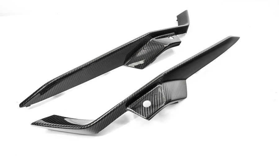 C8 Z06 Carbon Fiber LG591 Front Bumper Upper Grill Deflectors