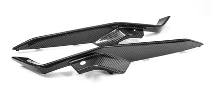 C8 Z06 Carbon Fiber LG591 Front Bumper Upper Grill Deflectors