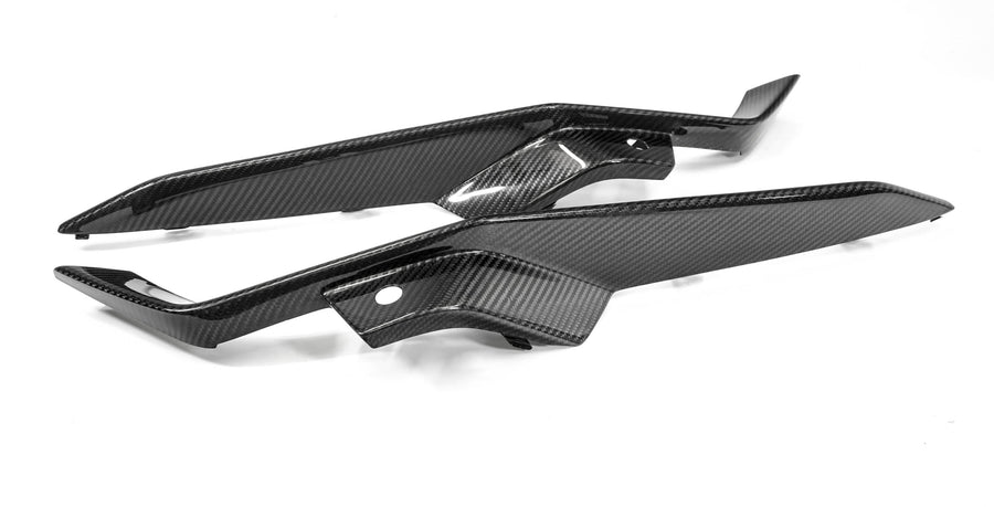 C8 Z06 Carbon Fiber LG591 Front Bumper Upper Grill Deflectors