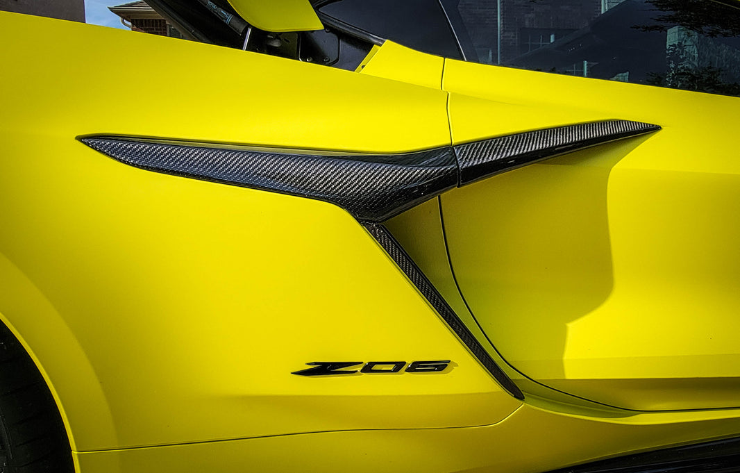 C8 Corvette Z06 Carbon Fiber LG652 Wishbone 6 Piece Set