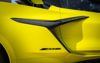 C8 Corvette Z06 Carbon Fiber LG642 Quarter Panel Scoops