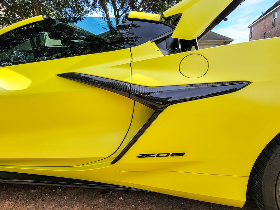 C8 Corvette Z06 Carbon Fiber LG652 Wishbone 6 Piece Set