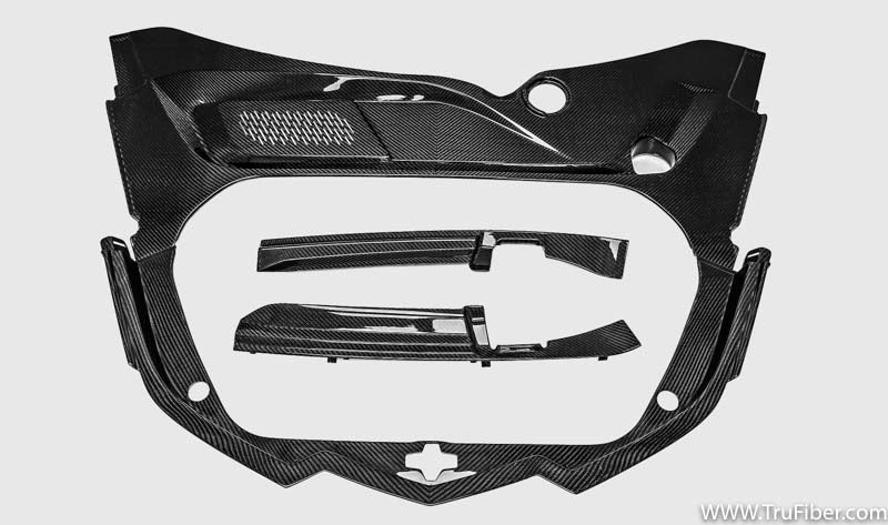 C8 Corvette Carbon Fiber LG619 Trunk Panels