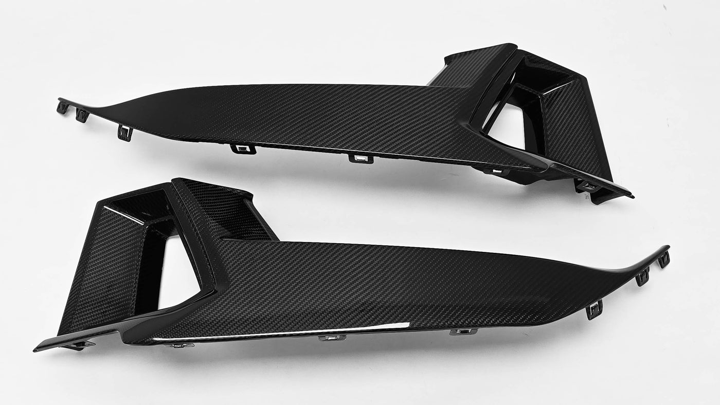 2024-2025 S650 Mustang Dark Horse Carbon Fiber LG651 Front Bumper Upper Grille Bezels