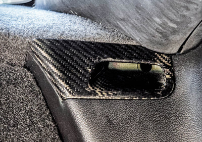 2015-2020 S550 Mustang Carbon Fiber LG667 Rear Seat Belt Bezels