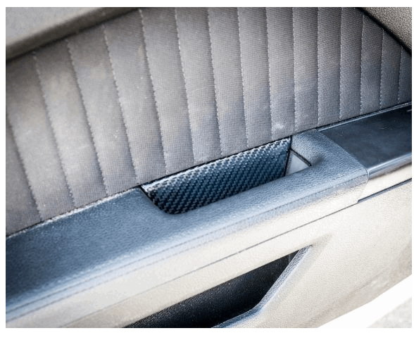 2010-2014 Mustang Carbon Fiber LG155 Door Pull Inserts