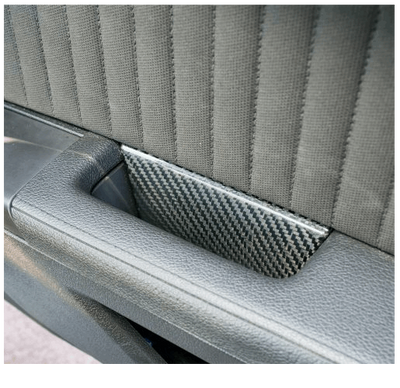 2010-2014 Mustang Carbon Fiber LG155 Door Pull Inserts