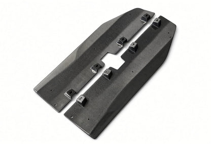 2015-2023 Mustang Carbon Fiber LG673 Side Skirt Splitters