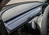 Tesla Model 3 & Y Carbon Fiber LG570 Dash Panel Cover - EXCLUSIVE