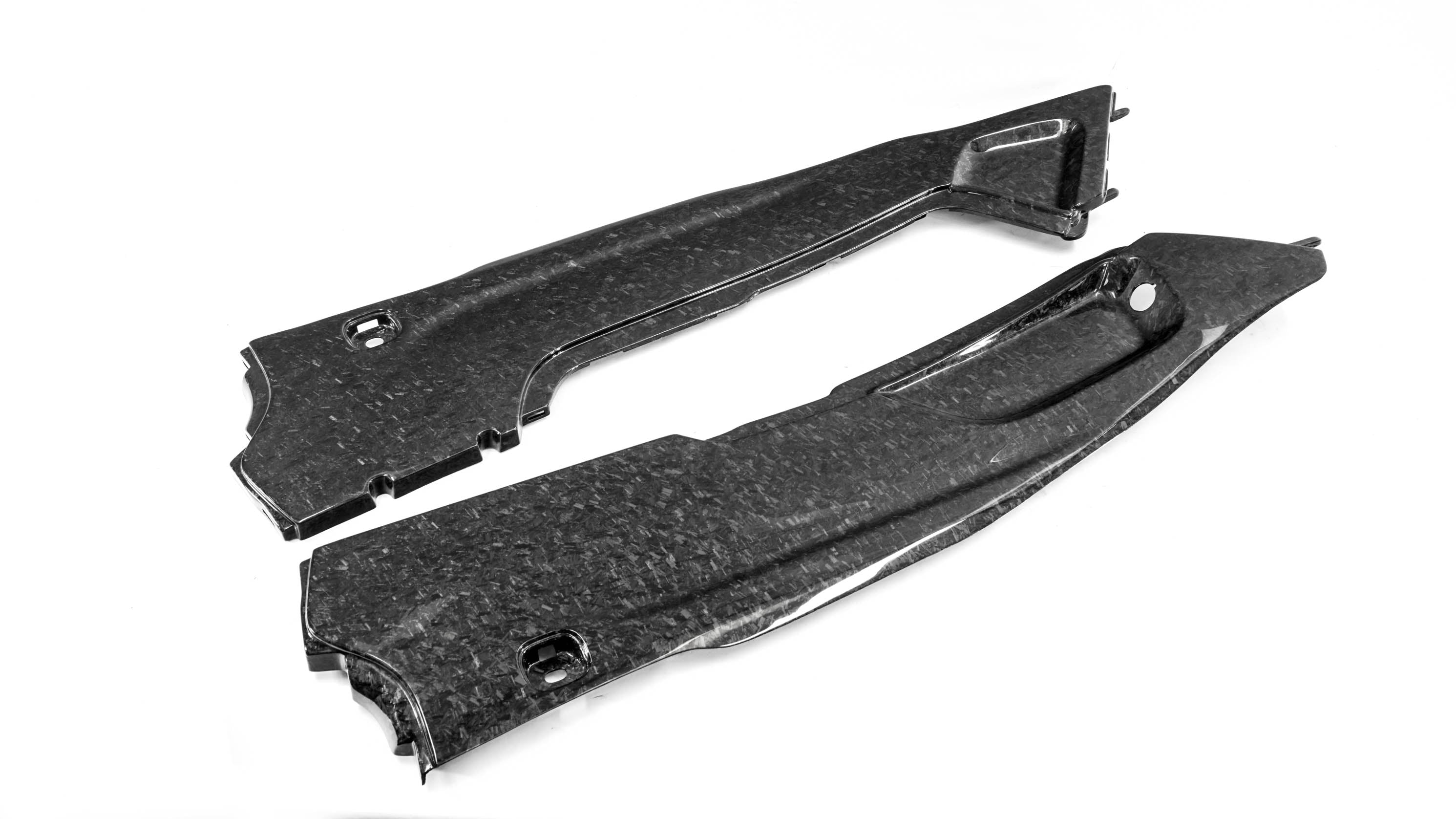 2015-2022 Challenger Forged Carbon Fiber LG490 Center Console Side Panels 