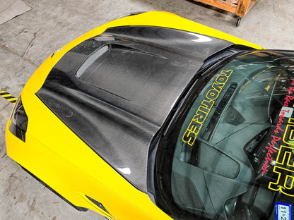 C7 Corvette A76 Carbon Fiber Hood - view 4