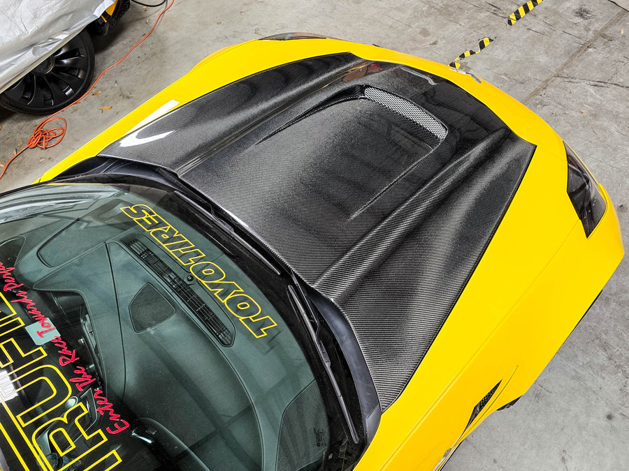 C7 Corvette A76 Carbon Fiber Hood