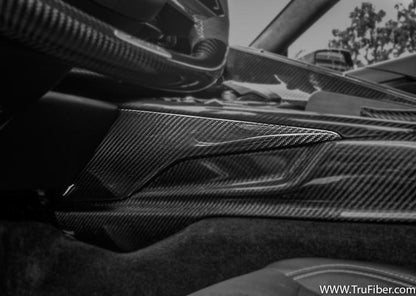 C8 Corvette Carbon Fiber LG606 Center Console Upper Side Panels - view 3