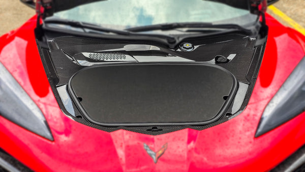 C8 Corvette Carbon Fiber LG619 Trunk Panels - view 2