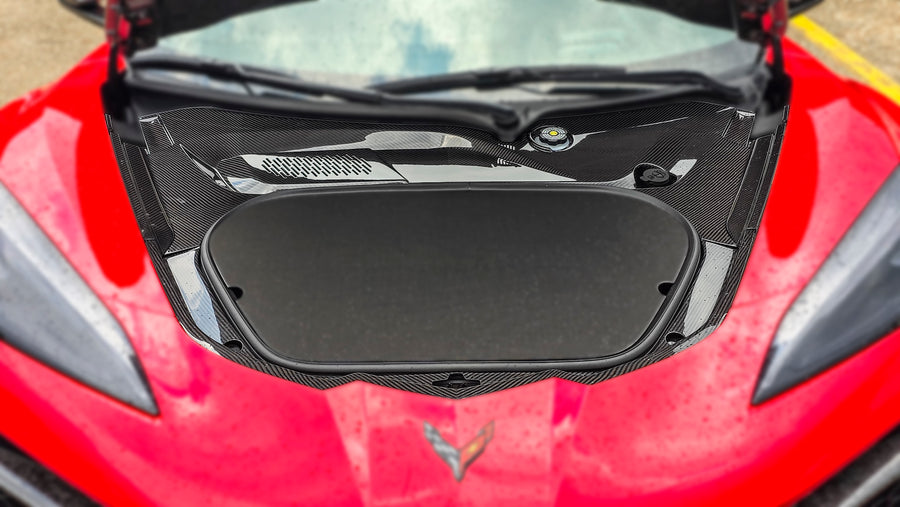 C8 Corvette Carbon Fiber LG619 Trunk Panels - view 2