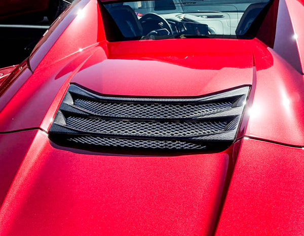 C8 Corvette Convertible Carbon Fiber LG589 Rear Hatch Vent