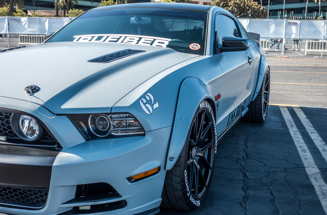 2010-2014 Mustang Fiberglass LG219-T Front Fender Flares 