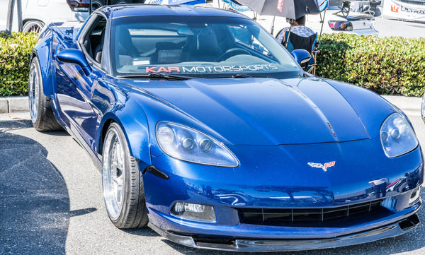 2005-2013 C6 Corvette Fiberglass LG326-T Wide Body Fender Flares - EXCLUSIVE