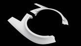 2005-2013 C6 Corvette Fiberglass LG326-T Wide Body Fender Flares - EXCLUSIVE