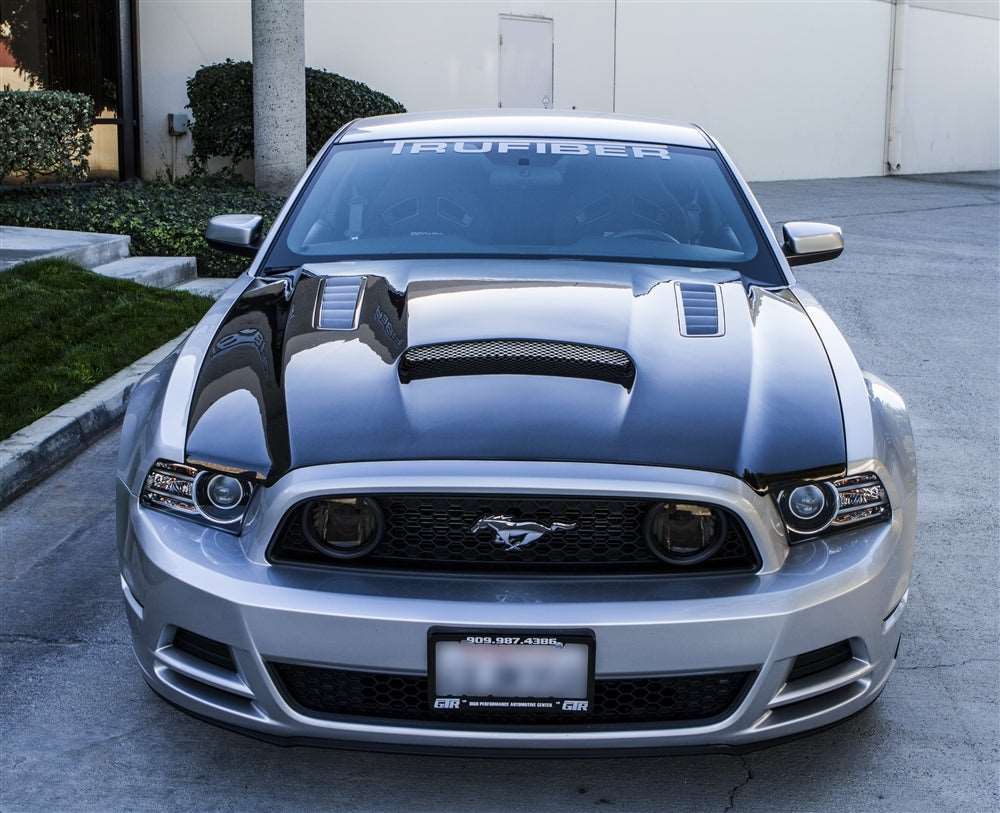2010-2014 Mustang GT500 Carbon Fiber A72KR Ram Air Hood