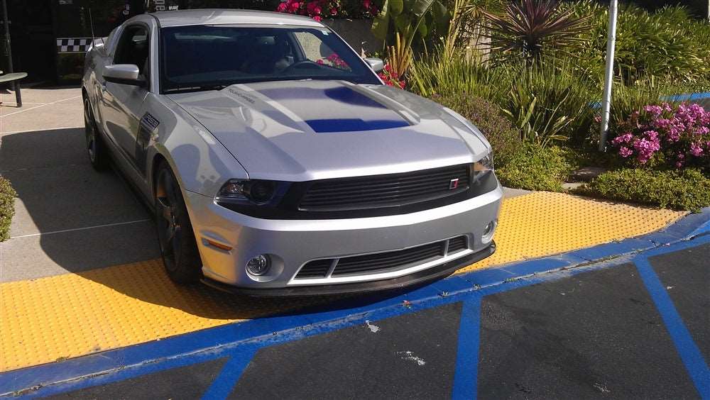 2010-2012 Mustang Carbon Fiber LG102 Chin Spoiler