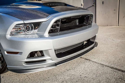 2013-2014 Mustang GT Carbon Fiber LG203 Front Bumper Upper Grille - TRUFIBER.COM