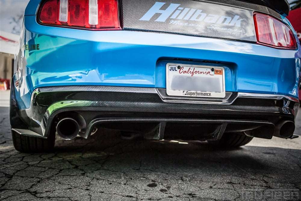 2010-2012 Mustang Carbon Fiber LG58 Rear Diffuser