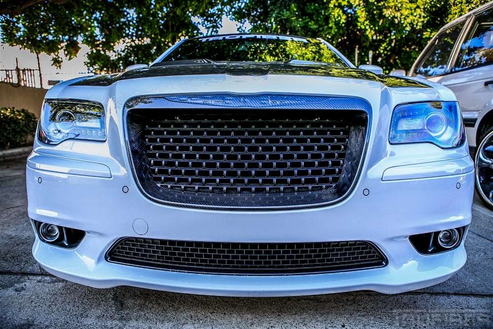 2011-2014 300 Carbon Fiber LG143 Front Bumper Deep Grille