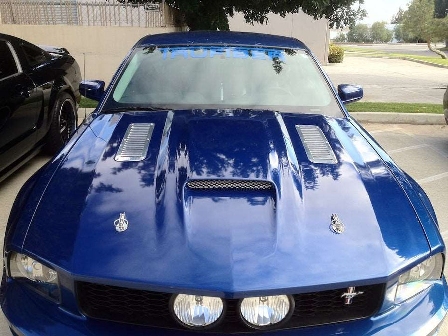 2005-2009 Mustang Fiberglass A61 Ram Air Hood