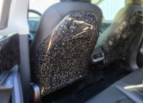 Tesla Model 3 & Y Forged Carbon Fiber LG540 Seat Back Cover