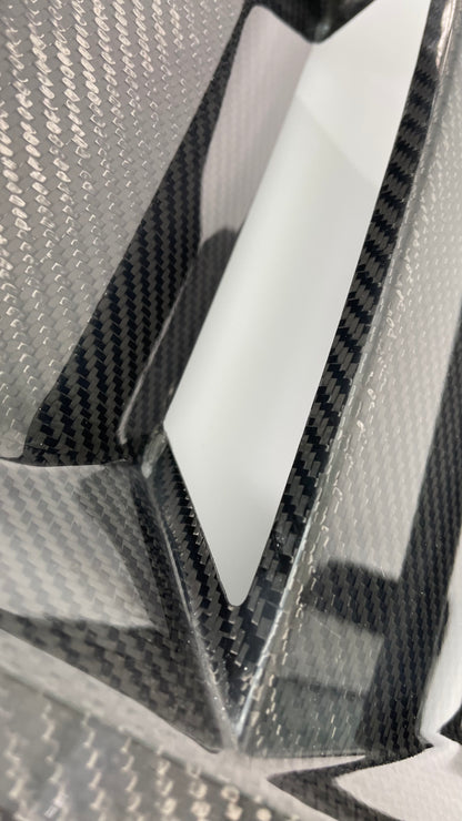 Blem 2009-2013 Camaro Carbon Fiber LG162 Hood Insert (fits ZL1) - TRUFIBER.COM