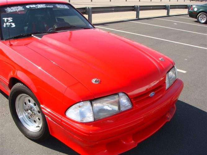 1987-1993 Mustang Fiberglass A32 Heat Extractor Hood - view 2