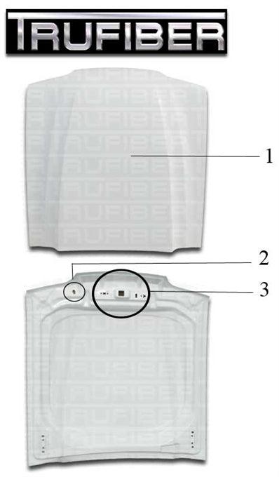 1987-1993 Mustang Fiberglass A32 Heat Extractor Hood - view 6