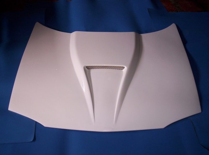 1993-1997 Camaro V6 Fiberglass A26 Ram Air Hood - view 4