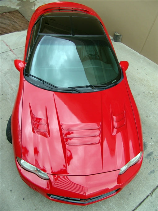 1998-2002 Camaro Fiberglass A25 Heat Extractor Hood - view 3