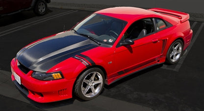 1999-2004 Mustang Carbon Fiber A49-3 Hood - view 2