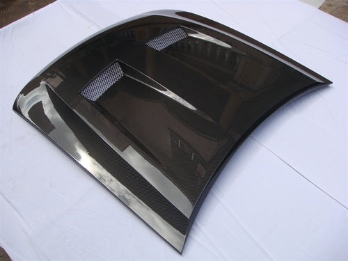 1999-2004 Mustang Cobra Carbon Fiber A45 Hood - view 4